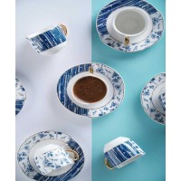 Alice Set of 6 Coffee Cups - 90 ml